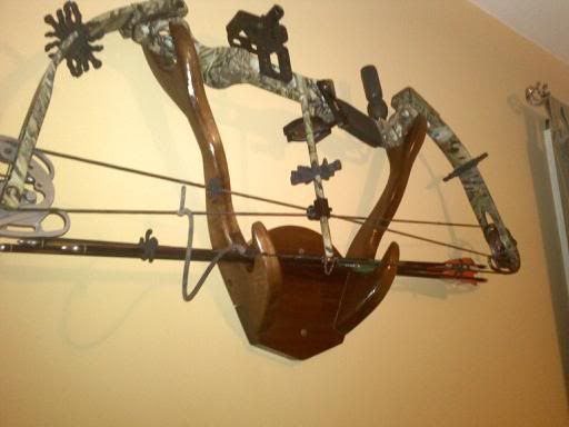 How To Make A Bow Rack Out Of Antlers